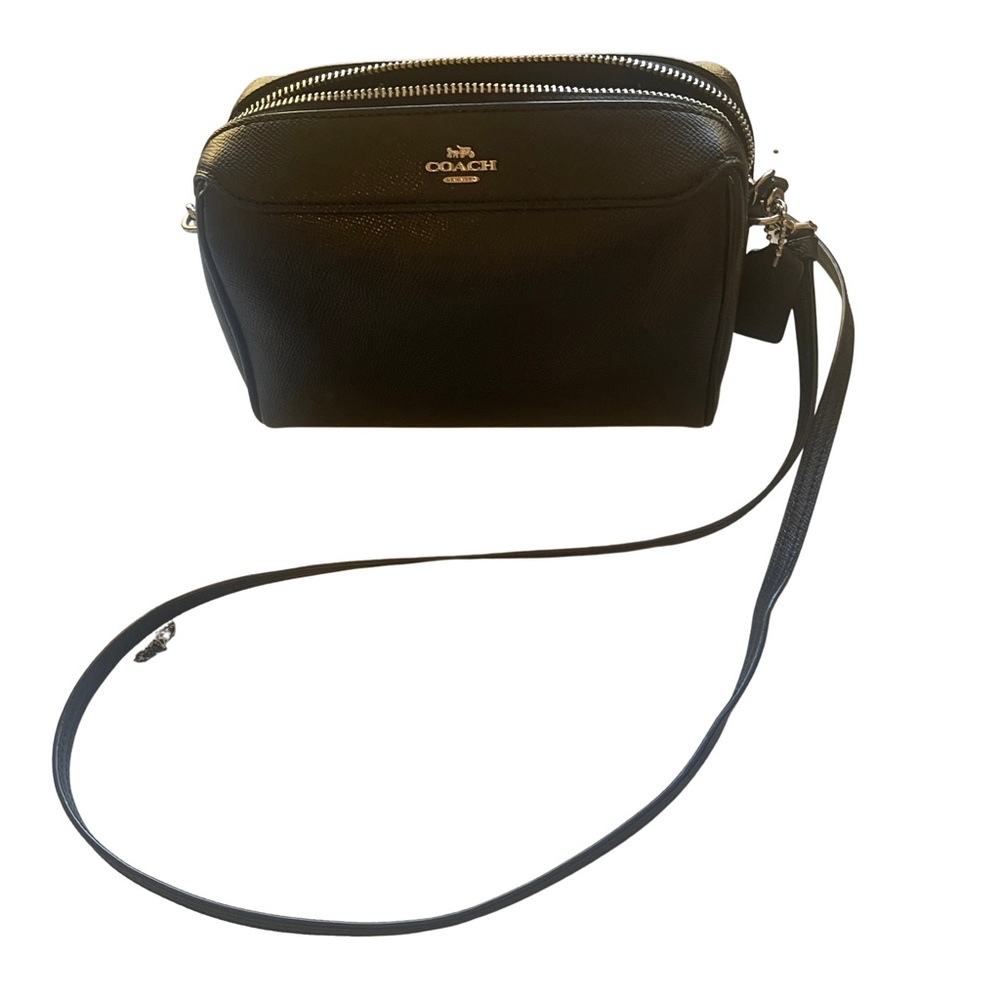 Coach Mini Rowan Satchel black with silver hardware